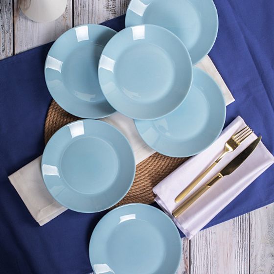 Тарелка десертная ZELIE PARADISE BLUE 18см