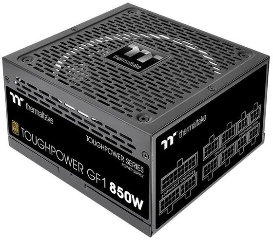 Блок питания 850W ATX Thermaltake Toughpower GF1 80+ gold (24+4+4pin) APFC 140mm fan 12xSATA Cab Manag RTL