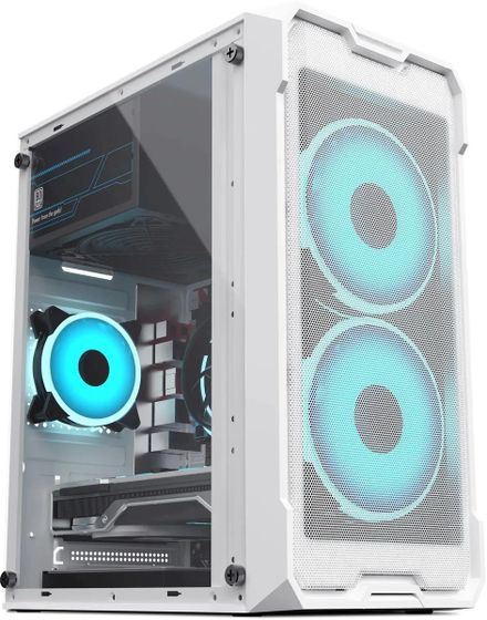 Корпус Oklick OCC-MN302F белый без БП MiniTower mATX