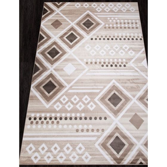 Ковёр прямоугольный Merinos Valencia Deluxe, размер 200x300 см, цвет cream-brown