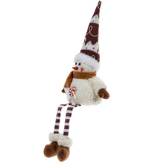 Игрушка набивная &quot;Снеговик&quot;, L16 W8 H48/30 см