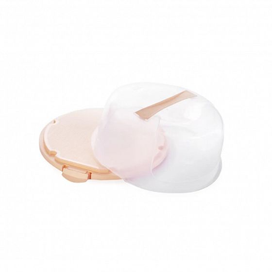 Тортовница диаметр 28.5см пудровый