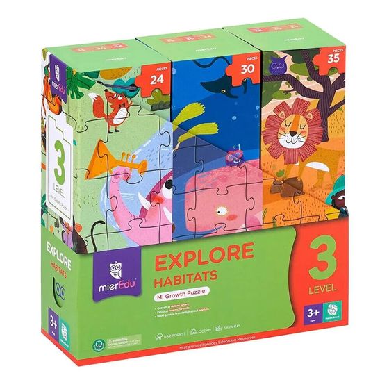 MIEREDU Puzzle Grows Comingo We Explore Habitats