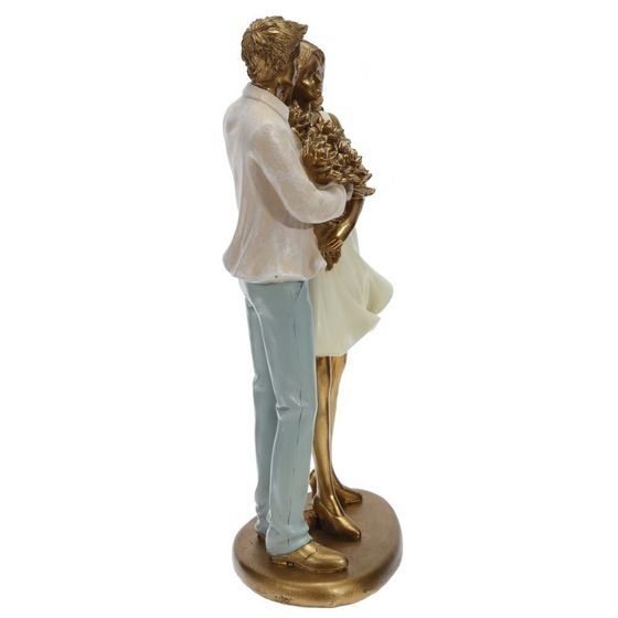 Фигурка декоративная &quot;Влюбленная пара&quot;, L12 W7,5 H25 см