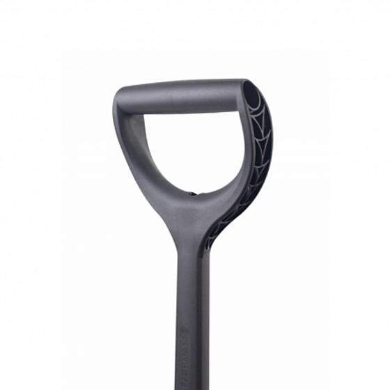 Лопата автомобильная GARTEN чёрная со скребком