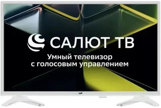 Телевизор LED 28&quot; Leff 28H691T белый SmartTV
