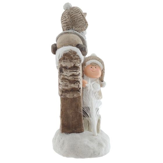 Фигурка декоративная с подсветкой &quot;Дети&quot;, L29 W17 H42 см