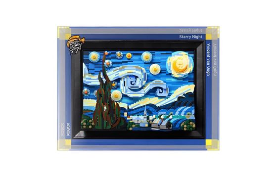 LEGO Van Gogh Starry Sky картина маслом и витрина строительные блоки 21333