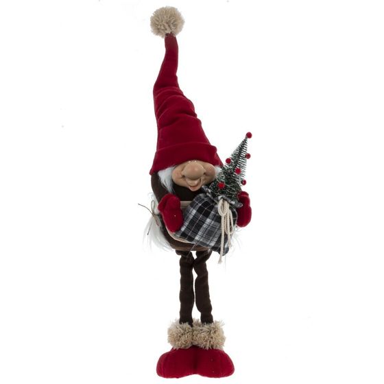 Игрушка набивная &quot;Гном&quot; (телескопические) (3xLR44), L21 W23 H78/35 см, 2в.