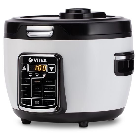 Мультиварка Vitek VT-4284 (MC) 4л 700Вт черный/белый