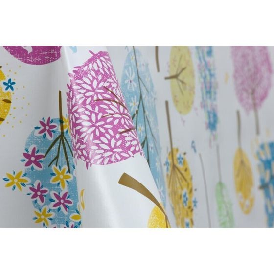 !09 Клеёнка «ЛАРИО» «Деревья в цвете» 140 см, 20 п.м., BL60!