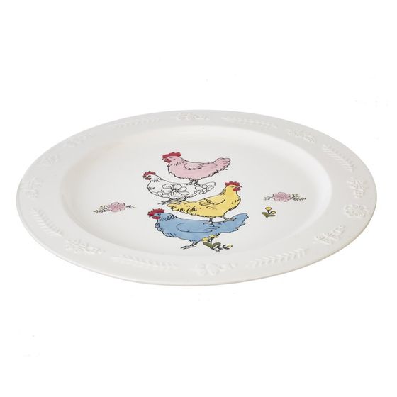 Тарелка, L26 W26 H1,5 см