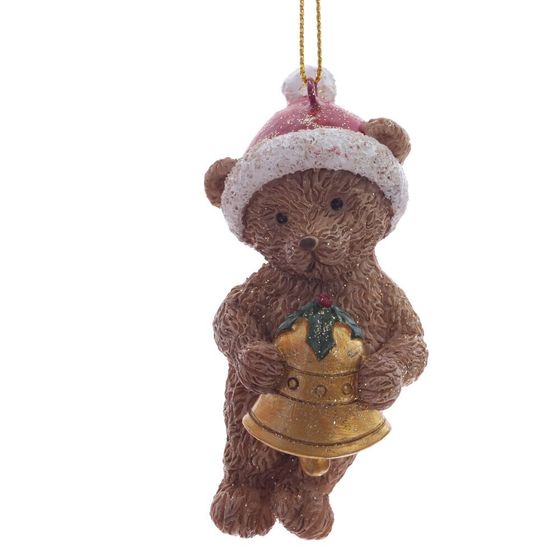 Изделие декоративное подвесное &quot;Медвежонок&quot;, L4 W3,5 H7 см, 4в.