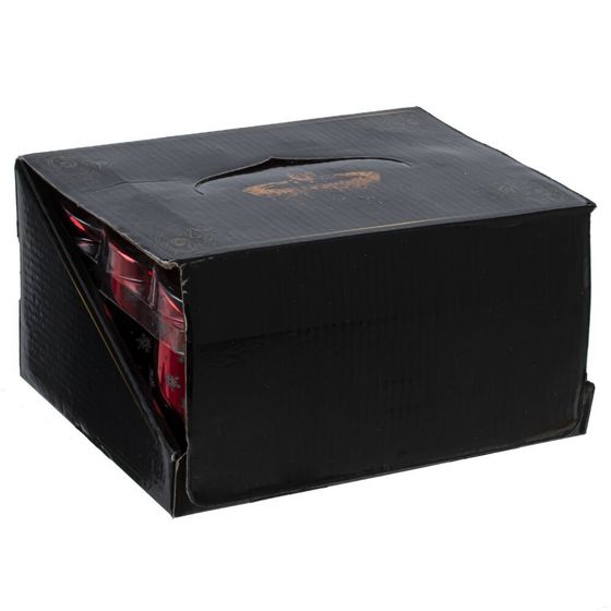 Изделие декор Свеча &quot;Красный Дед Мороз&quot; (подсвет, LR44 х3шт) L4,7 W4,7 H9 см, блок из 12шт