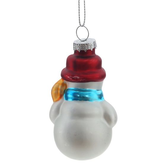 Украшение новогоднее &quot;Снеговик&quot;, L5 W4 H9,5 см, 3в.