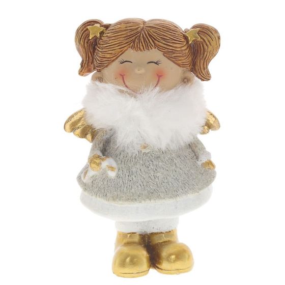 Фигурка декоративная &quot;Девечка&quot;, L4 W3 H8 см, 4в.