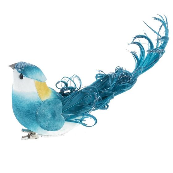 Изделие декоративное &quot;Птичка&quot;, L12 W4 H5,5 см, 2в.