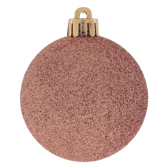 Набор из 6шт Украшение новогоднее "Шар", D 6 см, L17,5 W6 H11,5 см