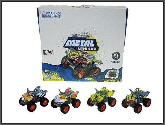 Hipo Quad kolorowy 10cm metalowy p12 mix kolorów 0783-135 cena za 1 szt.