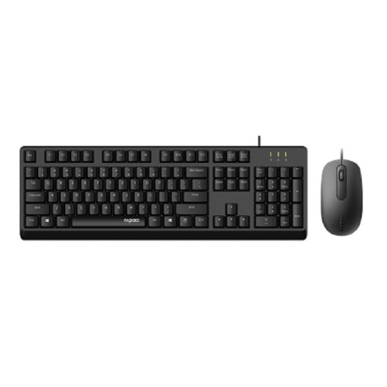 Клавиатура+мышь Rapoo X130PRO проводной черный