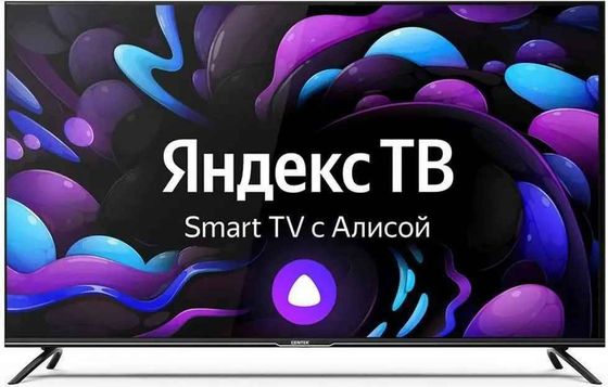 Телевизор LED 65&quot; Centek CT-8565 черный (Яндекс ТВ)
