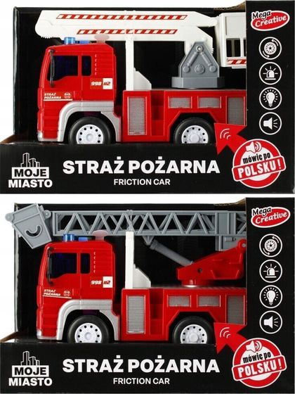 Mega Creative AUTO STRAZ B/O 24X16X12 MY CITY PLPL MC N 36
