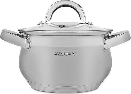 Кастрюля Alberg AL-2102 4л стек.кр