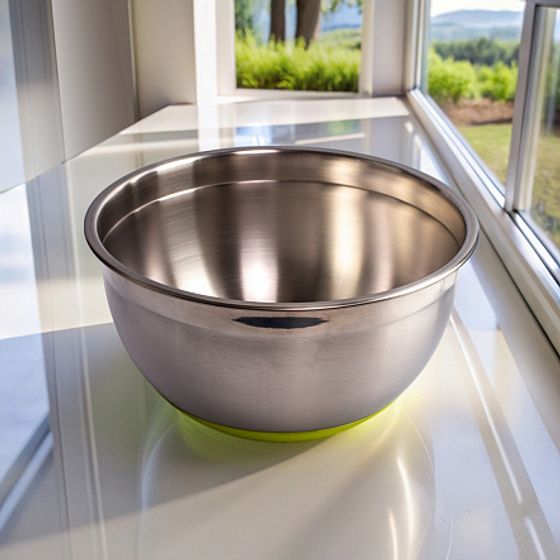 Миска с крышкой MIX зеленая 4.2л