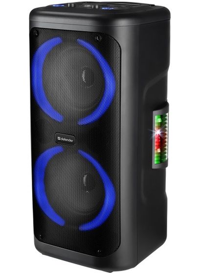 Портативная акустика Defender Supernova 60Вт LED TWS 3600мАч черный (65037)