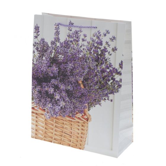 Пакет подарочный (бумага, плотность 210г/м2, блок микс 12шт), L31 W12 H40 см, 4в.