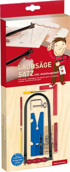 Laubsäge-Starter-Set mit Vorlage