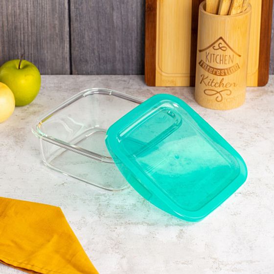 Контейнер стеклянный KEEP'N'BOX квадратный 1220мл