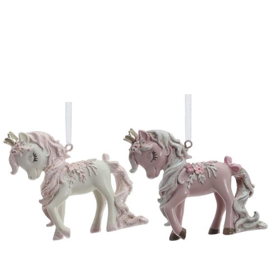 Фигурка декоративная подвесная &quot;Лошадка&quot;, L8 W2,5 H7,5 см, 2в.