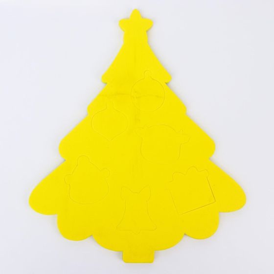 !09 Мозаика для игры в ванне "Елочка синяя: Новогодние малыши"