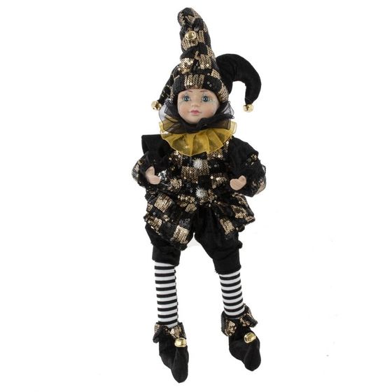 Игрушка набивная &quot;Клоун&quot; (муз, движ), L15 W13 H45 см (полка 30 см.)