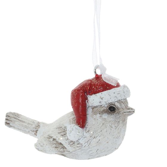 Украшение новогоднее &quot;Птичка&quot;, L6,5 W3,5 H4,5 см, 4в.