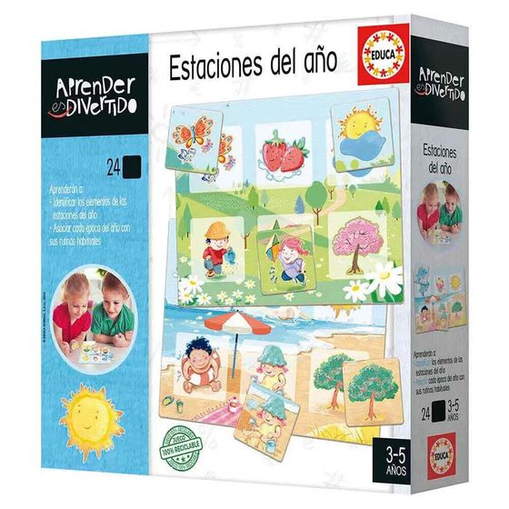 EDUCA BORRAS Las Estaciones Aprender Es Divertido Puzzle