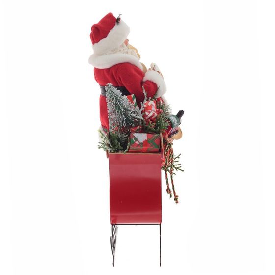 Дед Мороз, L28 W13 H32 см