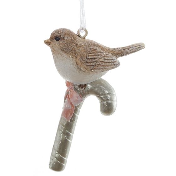 Фигурка декоративная подвесная &quot;Птички&quot;, L5,5 W3 H8 см, 2в.