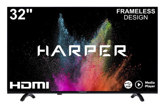 Телевизор LED 32&quot; Harper 32R720T черный