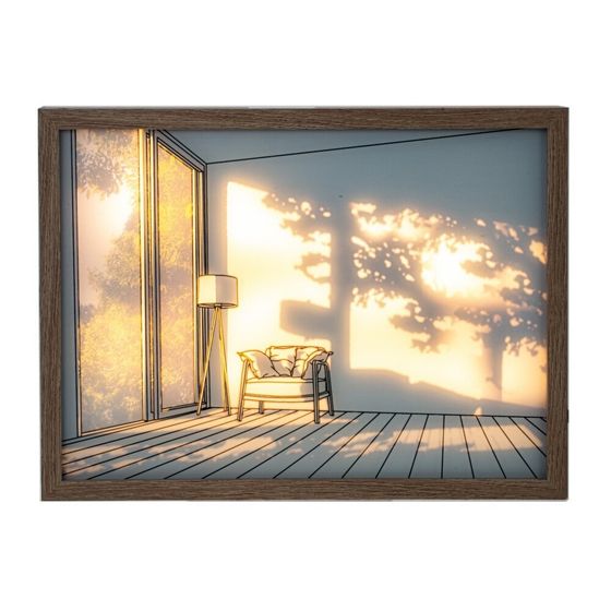 Панно (подсветка, USB), L31 W4 H23 см, 3в.