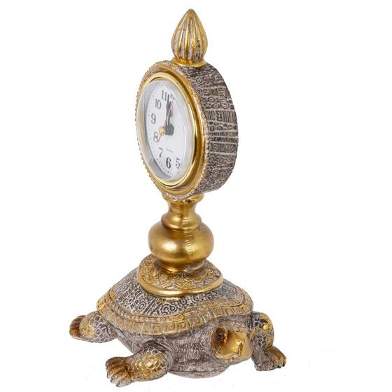 Часы настольные декоративные &quot;Черепаха&quot;, Д15 Ш10 В20,5 см