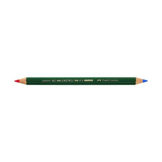 Карандаш художественный двухцветный Faber-Castelll CASTELL® COLOR B73 синий/красный