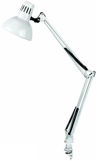 Лампа настольная Camelion KD-312 C01 (5764) 40Вт E27 белый