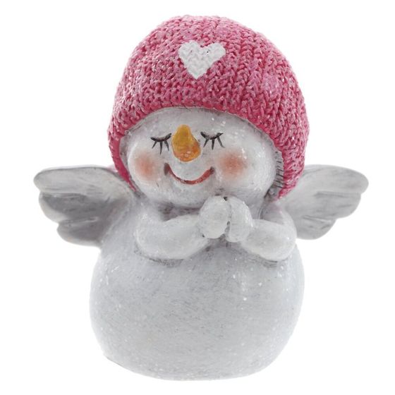 Фигурка декоративная &quot;Снеговик&quot;, L6 W3,5 H7 см, 2в.