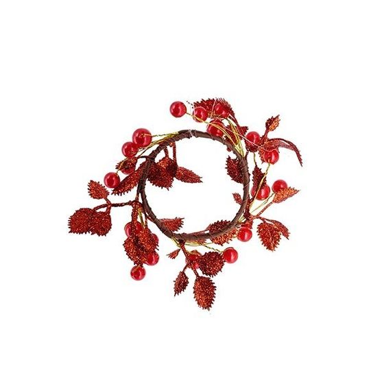 Декор для свечи, L14 W13 H3,5 см, 2в.