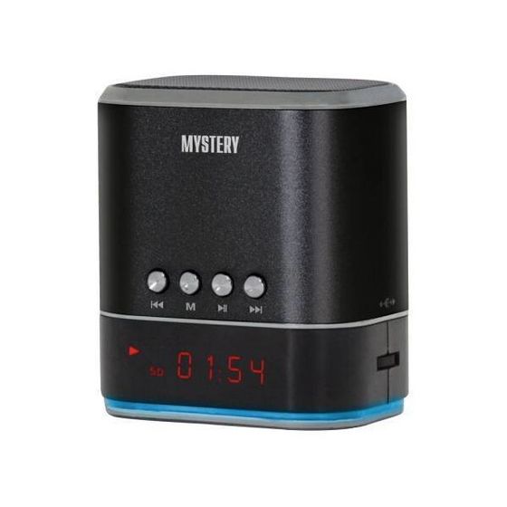 Портативная колонка Mystery MSP-127 3Вт 500мАч черный
