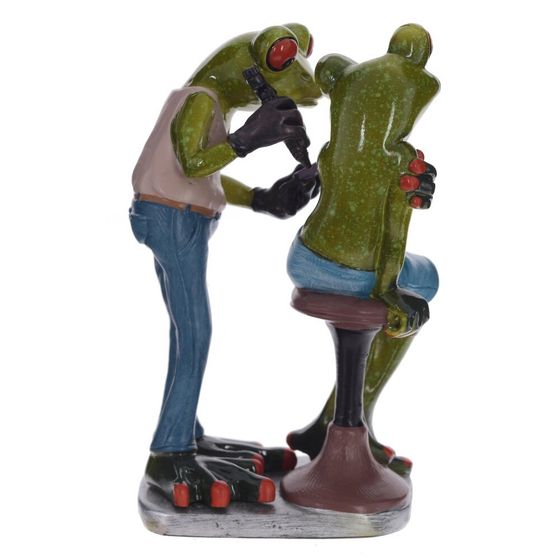 Фигурка декоративная &quot;Лягушки&quot;, Д9,5 Ш7 В15 см