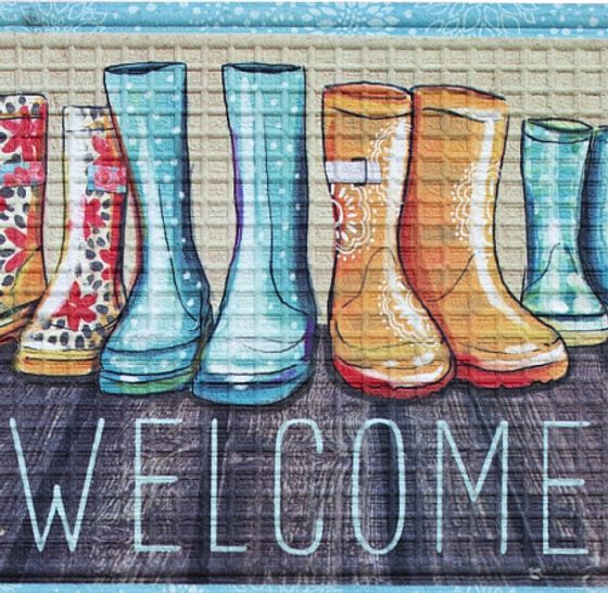 Коврик придверный WELCOME NEO 45x75см