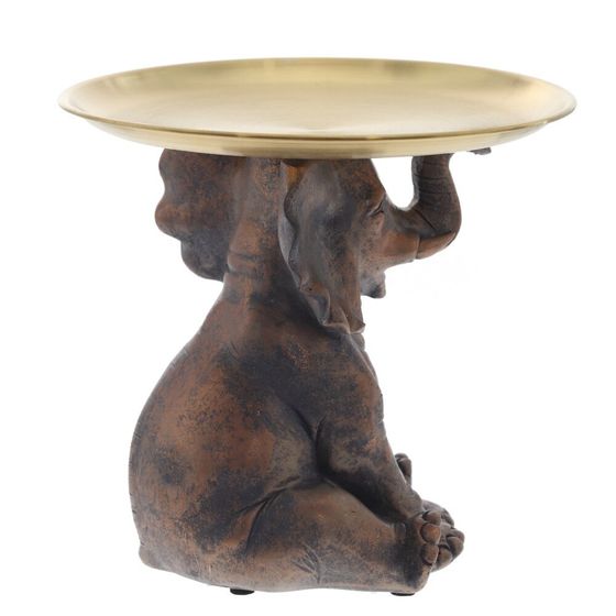 Фигурка декоративная &quot;Слон&quot; с подносом, L16,5 W16,5 H15,5 см